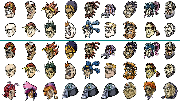 Sega Soccer Slam - Characters Icons