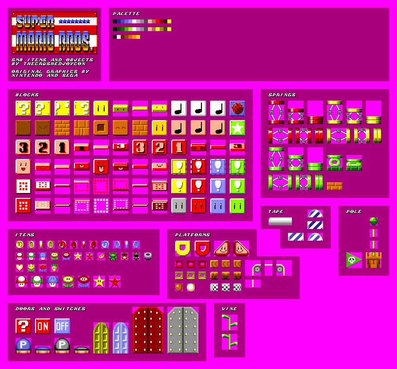 Items and Objects (Sonic 1-Style)
