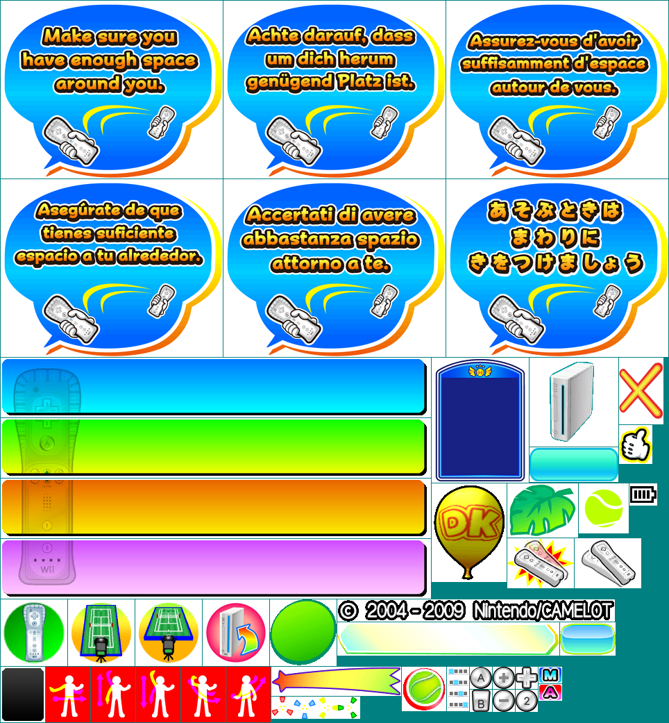 Mario Power Tennis - Wii-Exclusive Graphics
