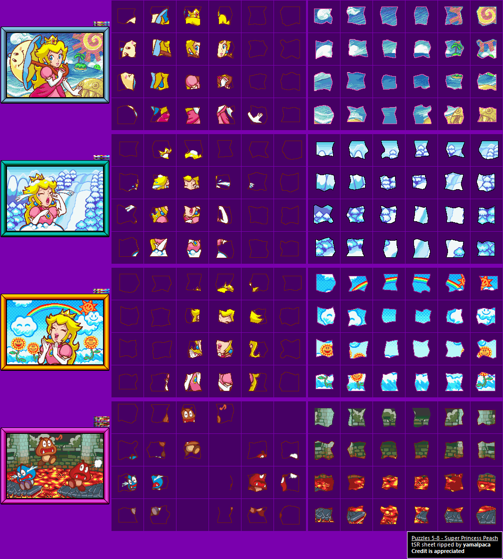 Super Princess Peach - Puzzles 5-8