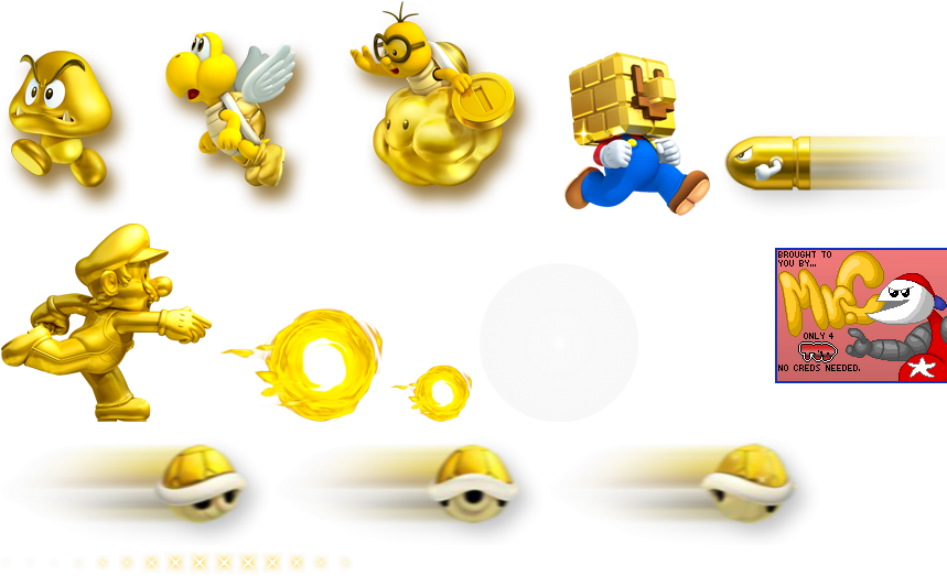 New Super Mario Bros. 2 Screensaver - Characters