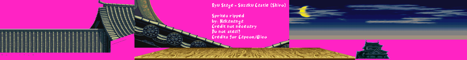Street Fighter 2 - Pocky Edition - Ryu's Stage (Suzaku Castle)