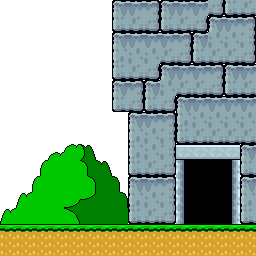 Super Mario World - Castle & Fortress Entrance (PAL, Revision 1)