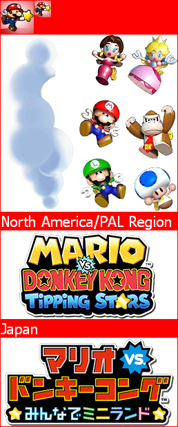 Mario vs. Donkey Kong: Tipping Stars - HOME Menu Icons & Banners