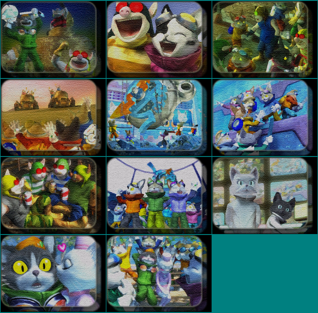 Blinx 2: Masters of Time and Space - Credits Images