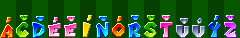 Mario Customs - Font (SM64, Color, Czech)