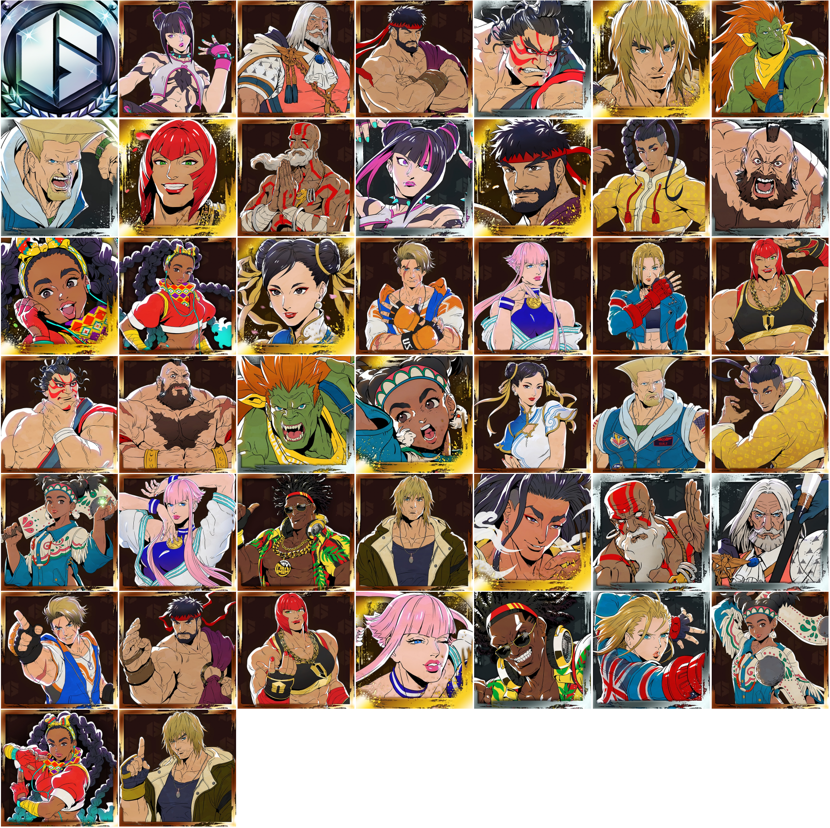 Street Fighter 6 - Trophy Icons