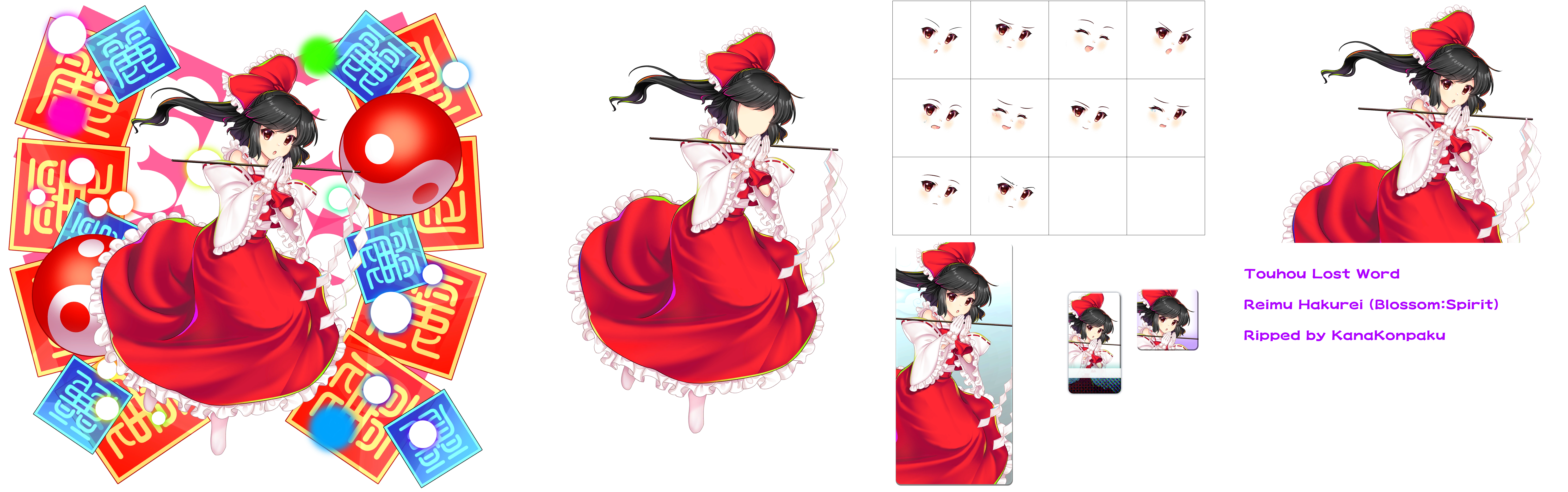 Touhou LostWord - Reimu Hakurei (Cherry Blossom: Spirit)