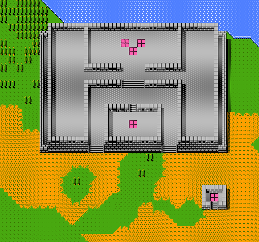 Fire Emblem: Gaiden (JPN) - Map 12 (Grieth's Citadel)