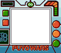 Puyo Puyo Gaiden: Puyo Wars - Super Game Boy Border
