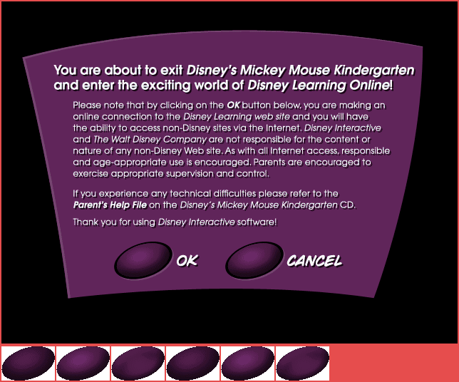 Mickey Mouse Kindergarten - Disney Learning Online Message