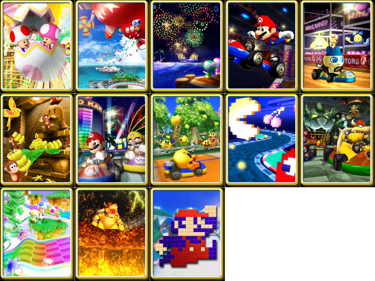 Mario Kart Arcade GP 2 - Credits Images