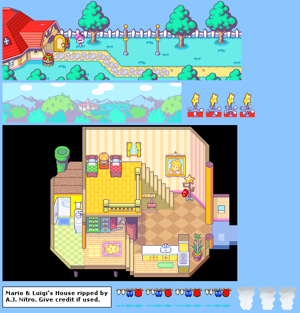 Mario & Luigi: Superstar Saga - Mario & Luigi's House