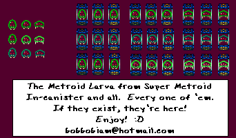 Super Metroid - Last Metroid (Larva)
