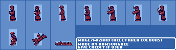 Mage/Wizard (Helltaker Colors)