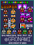 Mario Customs - Goomba (Super Mario World-Style)