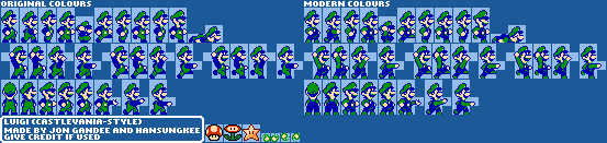 Mario Customs - Luigi (Castlevania-Style)