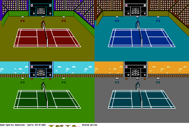 Super Dyna'mix Badminton - Courts