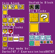 Mario Customs - Tile Blocks