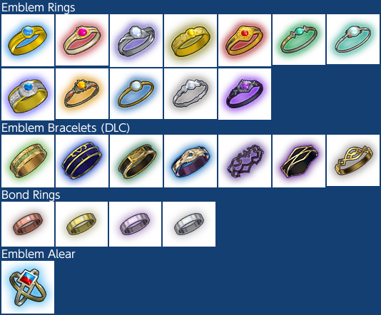 Fire Emblem Engage - Emblem Ring Icons
