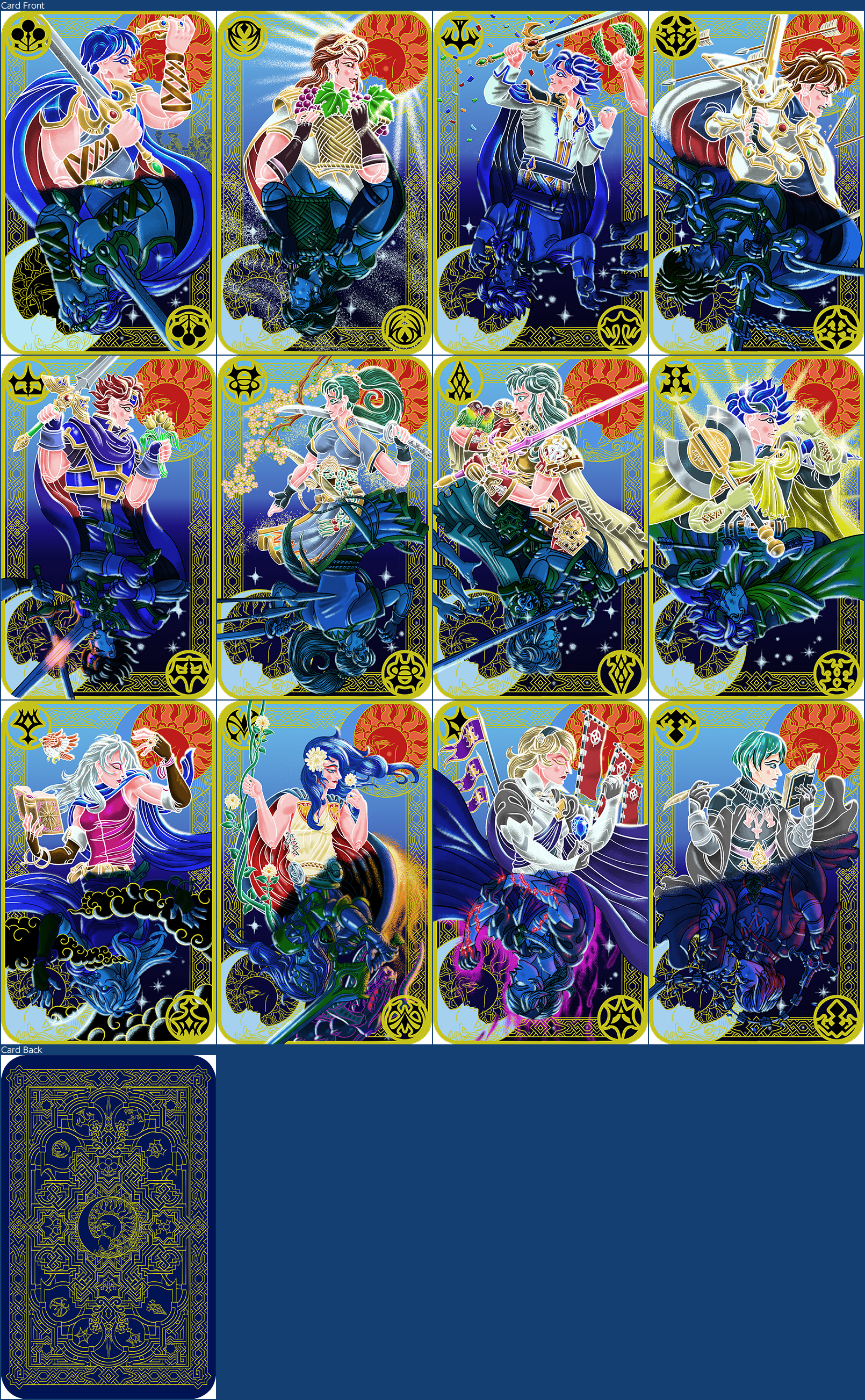 Fire Emblem Engage - Fortune Teller - Tarot Cards