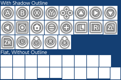 Fire Emblem Engage - Controller Button Icons