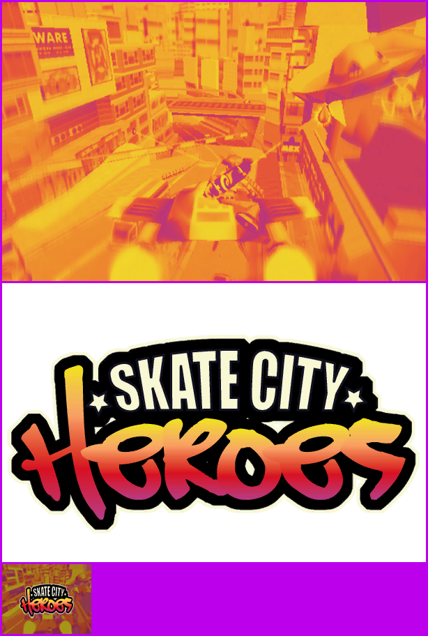 Skate City Heroes - Wii Menu Banner & Icon