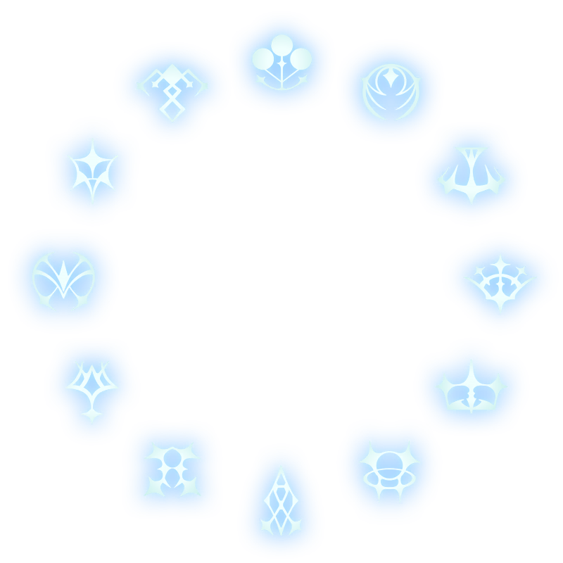 Fire Emblem Engage - Base Emblems Circle Background