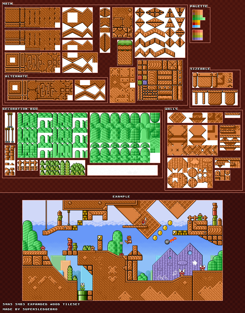 Wood Expanded (SMB3 SNES-Style)