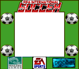 FIFA International Soccer - Super Game Boy Border