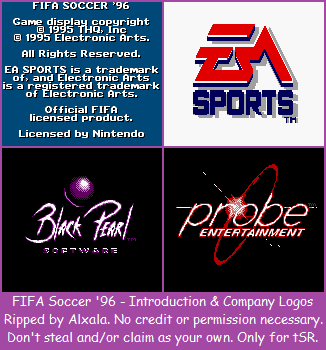 FIFA Soccer '96 - Introduction & Company Logos