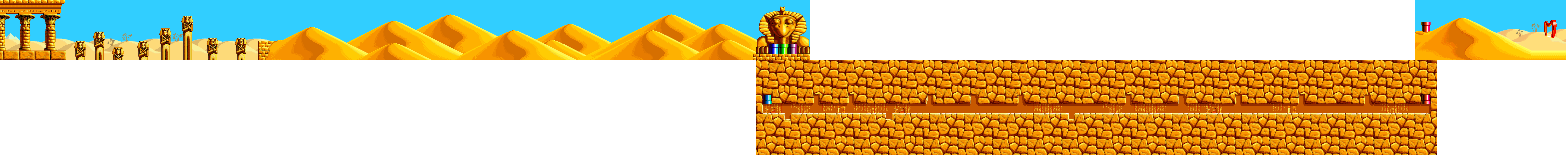 Super Mario's Wacky Worlds (Prototype) - Egypt Stage