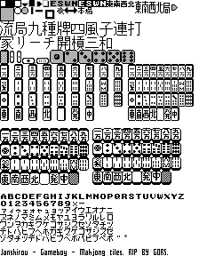 Janshirou II: Sekai Saikyou no Janshi (JPN) - Mahjong Tiles