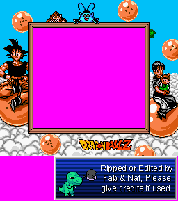 Dragon Ball Z: Goku Hishouden - Super Game Boy Frame