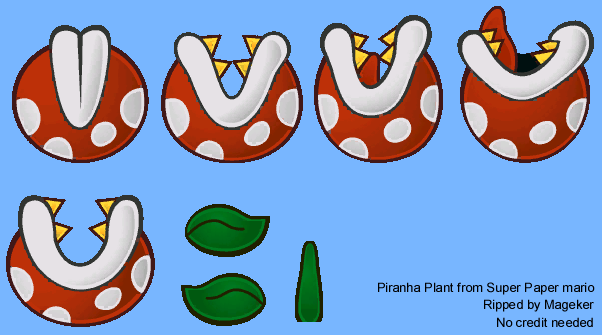 Super Paper Mario - Piranha Plant
