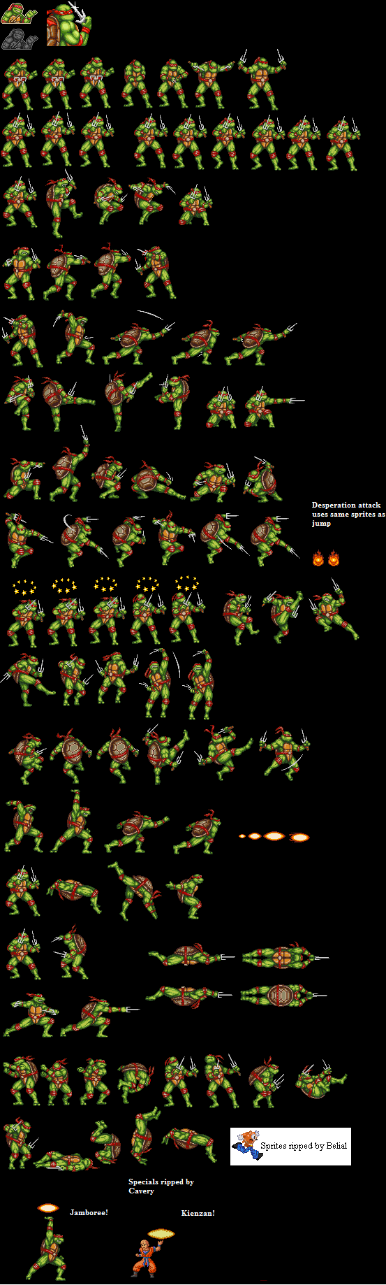Teenage Mutant Ninja Turtles: Tournament Fighters - Raphael