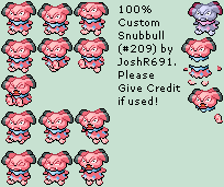 Pokémon Generation 2 Customs - #209 Snubbull