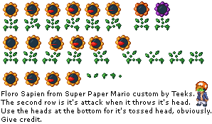Paper Mario Customs - Floro Sapien