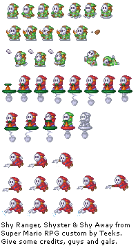 Super Mario RPG Customs - Shy Guy
