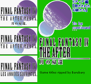Final Fantasy 4: The After Years - Main Titles