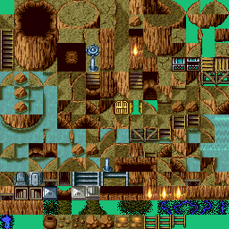 Final Fantasy 4: The After Years - Cave Interior Tiles