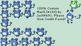 Pokémon Generation 2 Customs - #183 Marill