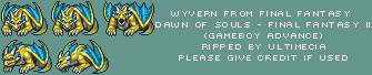 Final Fantasy 2: Dawn of Souls - Wyvern
