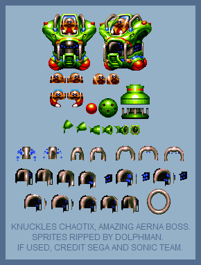 Knuckles' Chaotix (32X) - Amazing Arena Boss