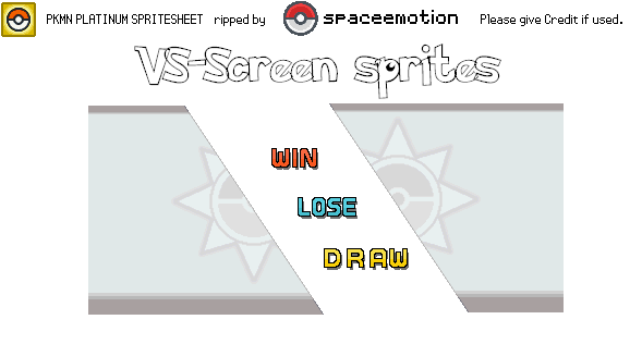 Pokémon Platinum - Vs Screen