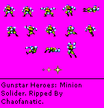 Gunstar Heroes - Minion Soldier