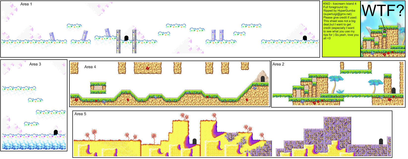 Kirby: Nightmare in Dream Land - Ice Cream Island Level 4