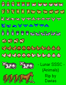 Lunar: Silver Star Story Complete - Animals