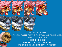 Final Fantasy Crystal Chronicles: Ring of Fates - Villain Portraits