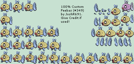 Pokémon Customs - #349 Feebas